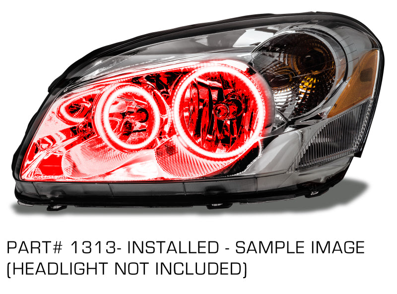 Oracle 06-11 Buick Lucerne LED Headlight Halo Kit - Red