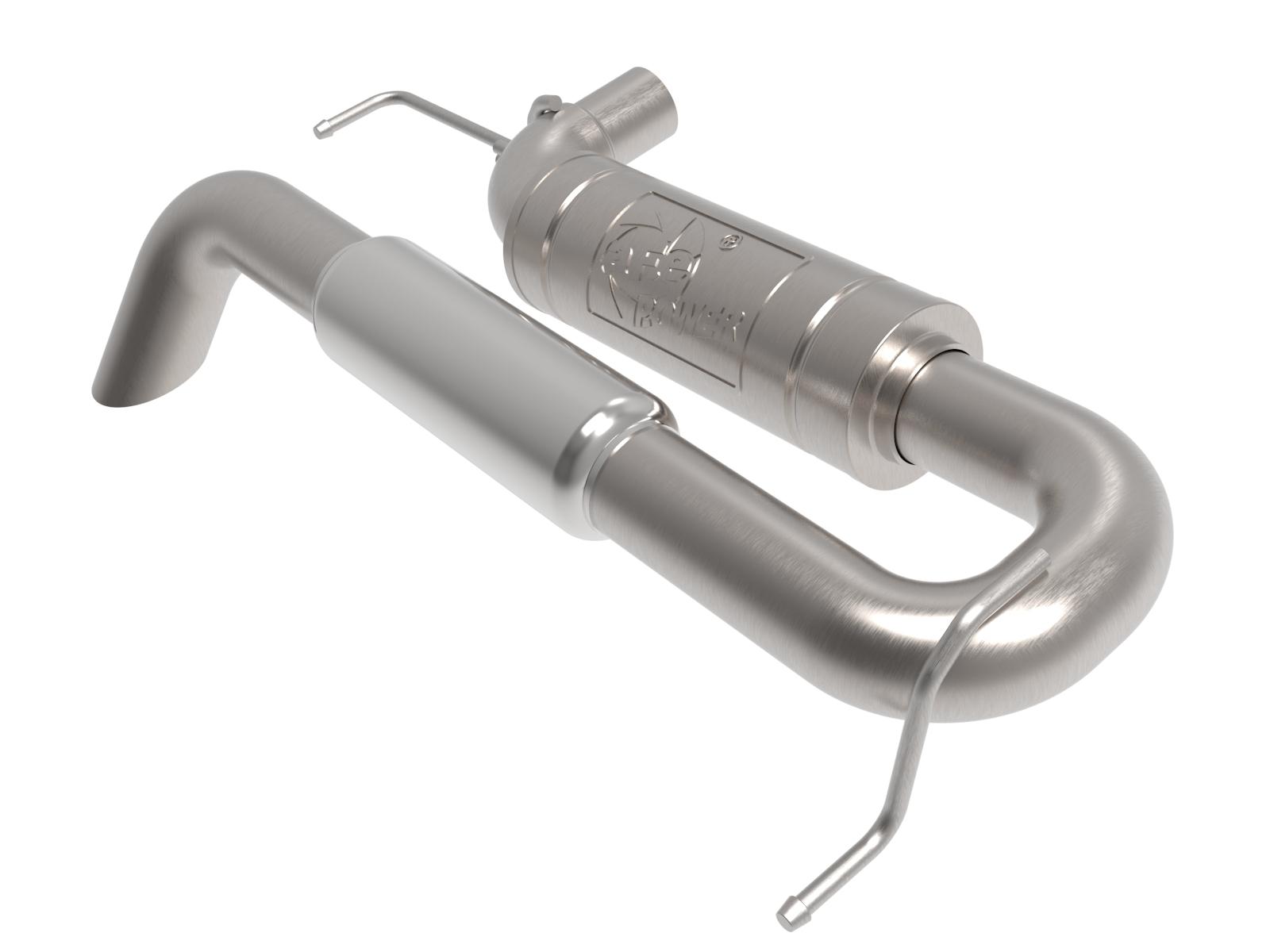 AFE Apollo GT Series 3 IN 409 Stainless Steel Axle-Back Hi-Tuck Exhaust System (2021-2025 Bronco) - 49-43147