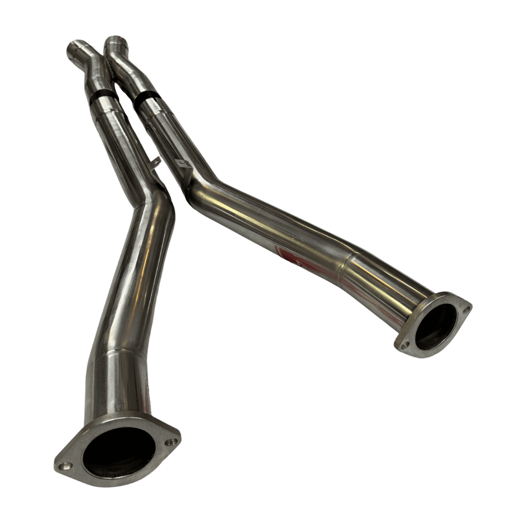 Kooks Full 3" GREEN Catted X-Pipe. 1997-2004 Corvette. Requires Headers. - 21503311