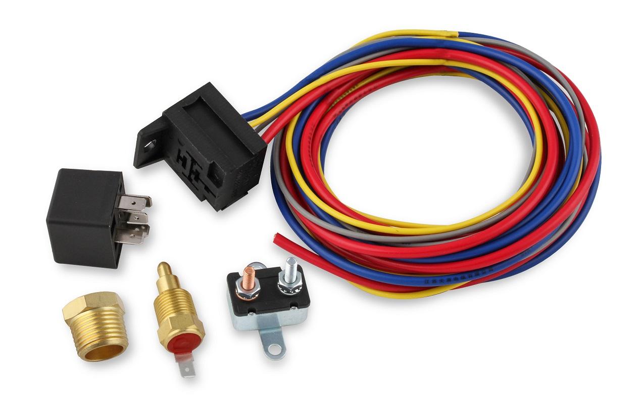 Electric Fan Harn./Relay Kit 195 Deg-30A.  - 89616