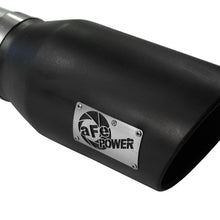 AFE Large Bore-HD 5 IN 409 Stainless Steel DPF-Back Exhaust System w/Black Tip - 49-43064-B