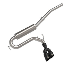 AFE Rebel Series 2-1/2 IN 304 Stainless Steel Cat-Back Exhaust System w/ Black Tip Ford Maverick 22-23 L4-2.0L (t) - 49-33144-B