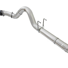 AFE ATLAS 5 IN Aluminized Steel DPF-Back Exhaust System w/Black Tip (2017-2021 F-250 Super Duty, F-350 Super Duty) - 49-03090-B