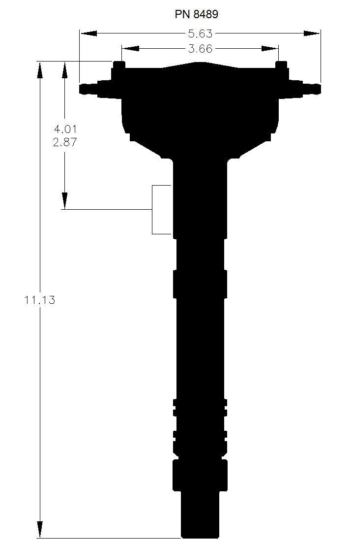 Chevy Crab Cap Crank Trigger Distributor.  - 8489