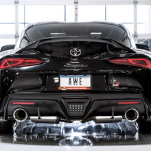 AWE 2020 Toyota Supra A90 Non-Resonated Touring Edition Exhaust - 5in Diamond Black Tips - 3020-33072