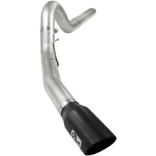 AFE Large Bore-HD 5 IN 409 Stainless Steel DPF-Back Exhaust System w/Black Tip - 49-43054-B