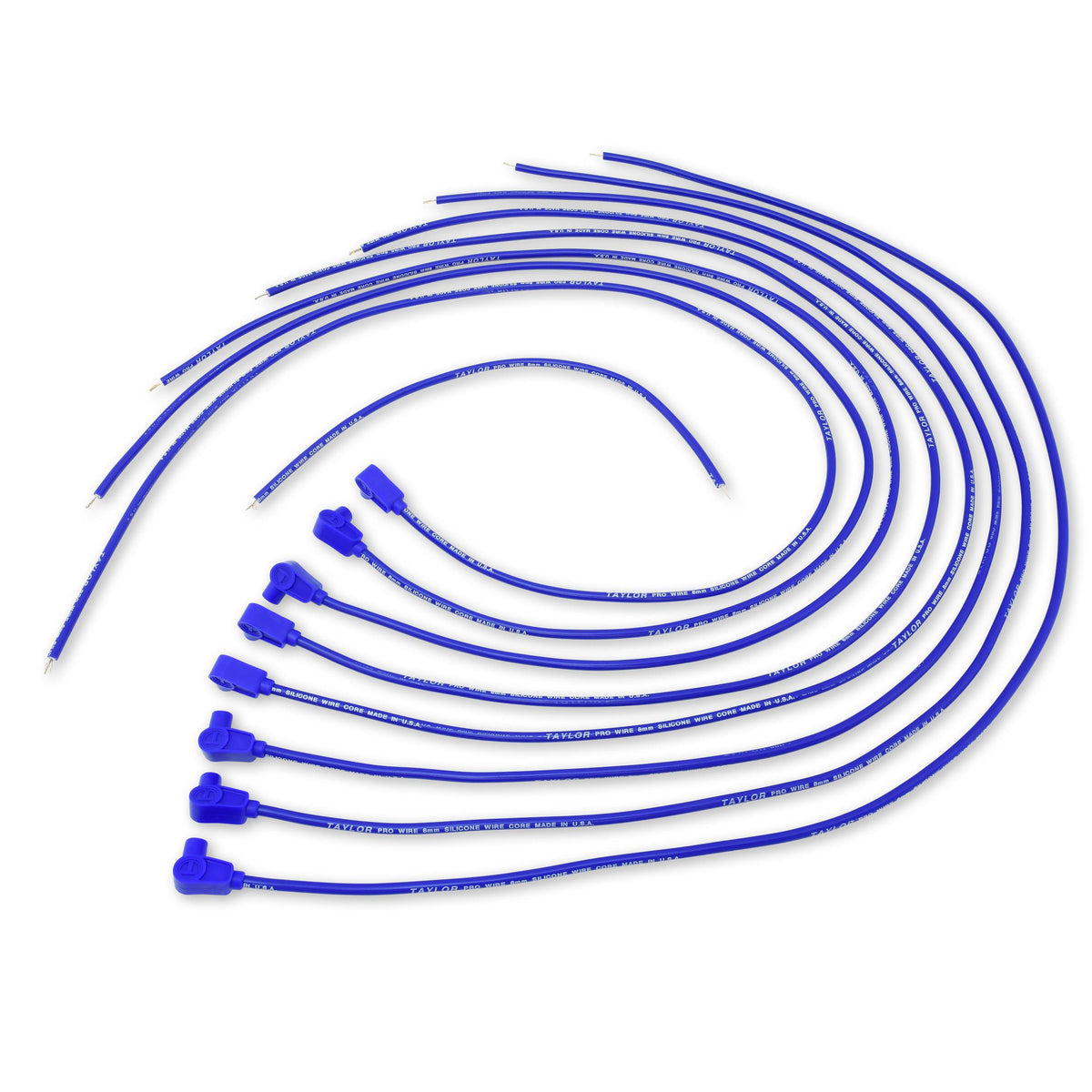 TAYLOR CABLE 8mm Pro Wire/Vertex TCW univ 8cyl 90 blue - 70660