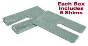 SPC Performance ZINC SHIMS 3 x 6 x 1.5 deg.