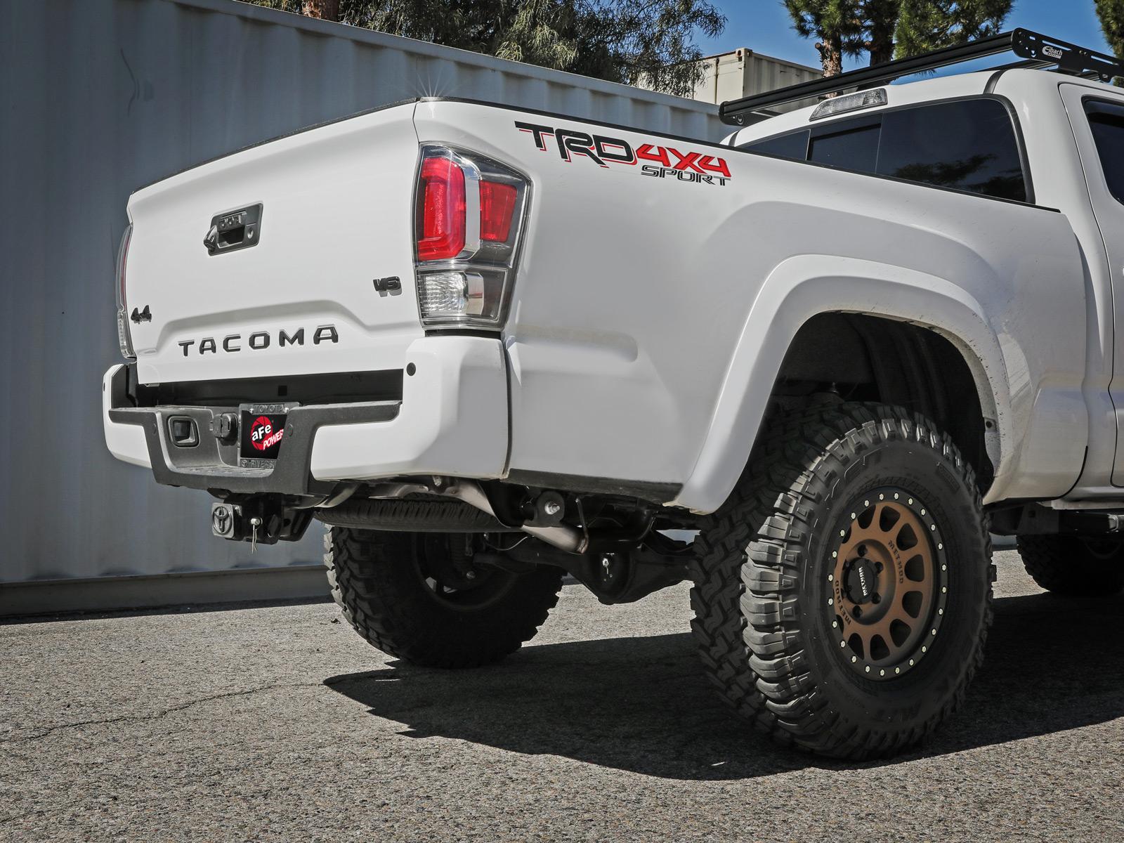 AFE MACH Force-Xp 2-1/2in 409 Stainless Steel Cat-Back Exhaust System (2016-2021 Tacoma, Tacoma) - 49-46034