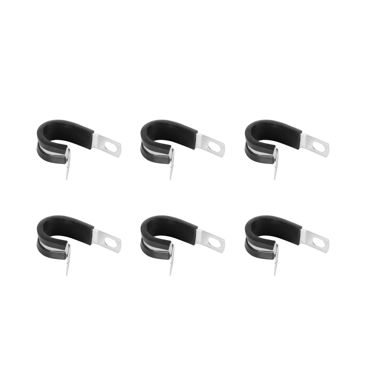 Mr. Gasket Adel Mount Clamps - 3/4 Inch - 6 Pieces.  - 3777G