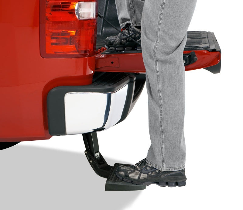 AMP Research Bedstep Flp Dwn Bmpr Stp 02-08 Dodge Ram 1500, 03-09 Dodge Ram 2500/3500 (2002-2009 Ram 3500, Ram 1500, Ram 2500) - 75304-01A