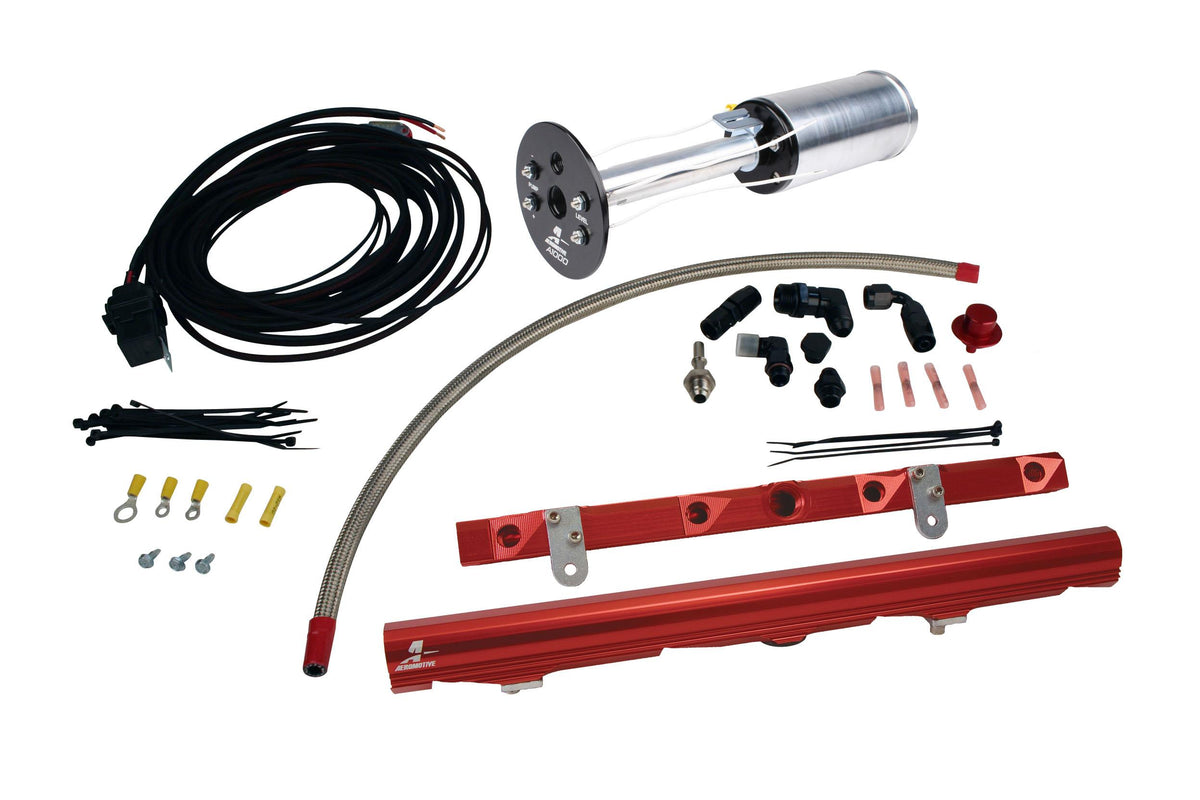Aeromotive 03-13 Corvette Stealth A1000 Race Fuel System With Ls2 Fuel Rails - 17174