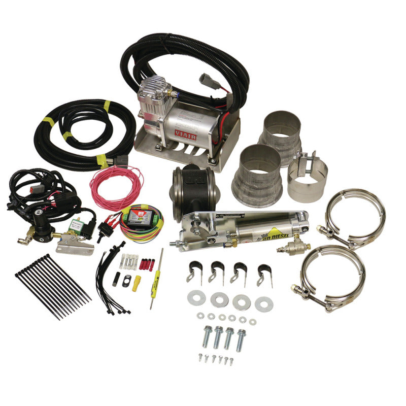 BD Diesel Exhaust Brake - Universal 3.5-Inch C/W Air Compressor - 1028135