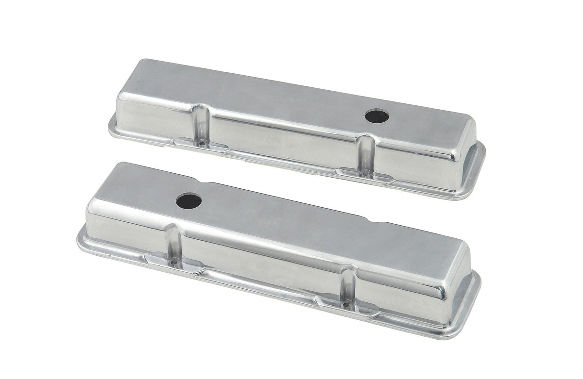 Mr. Gasket Aluminum Short-Style Valve Covers.  - 6850