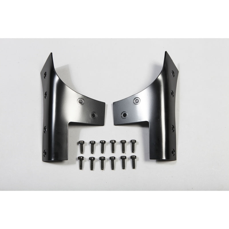 Rugged Ridge Windshield Hinge Kit Black; 07-18 Jeep Wrangler Jk - 11209.03
