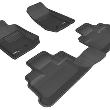 3D MAXpider 2007-2013 Jeep Wrangler JK Unlimited Kagu 1st & 2nd Row Floormats - Black
