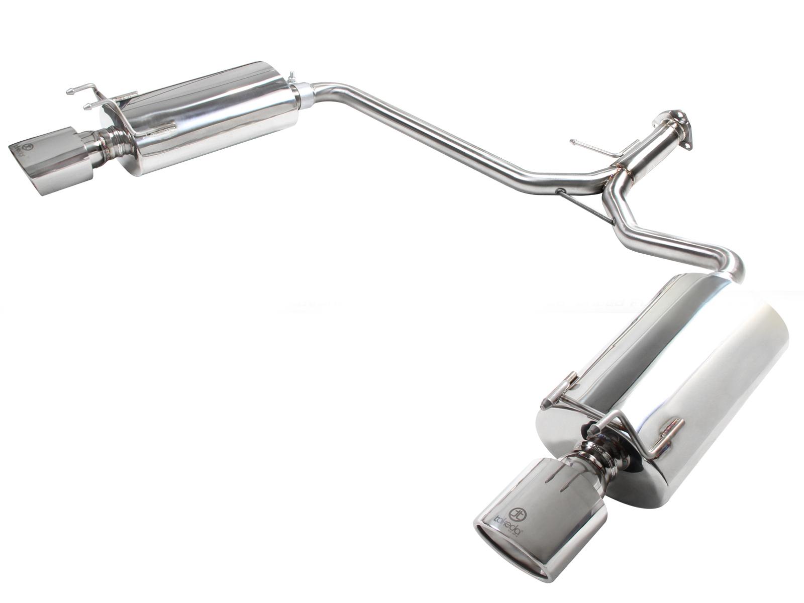 AFE Takeda 2-1/4 IN to 1-3/4 IN 304 Stainless Steel Axle-Back Exhaust System (2013-2017 Accord) - 49-36607