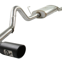 AFE MACH Force-Xp 3 IN 409 Stainless Steel Cat-Back Exhaust System w/Black Tip (2004-2008 F-150) - 49-43011-B
