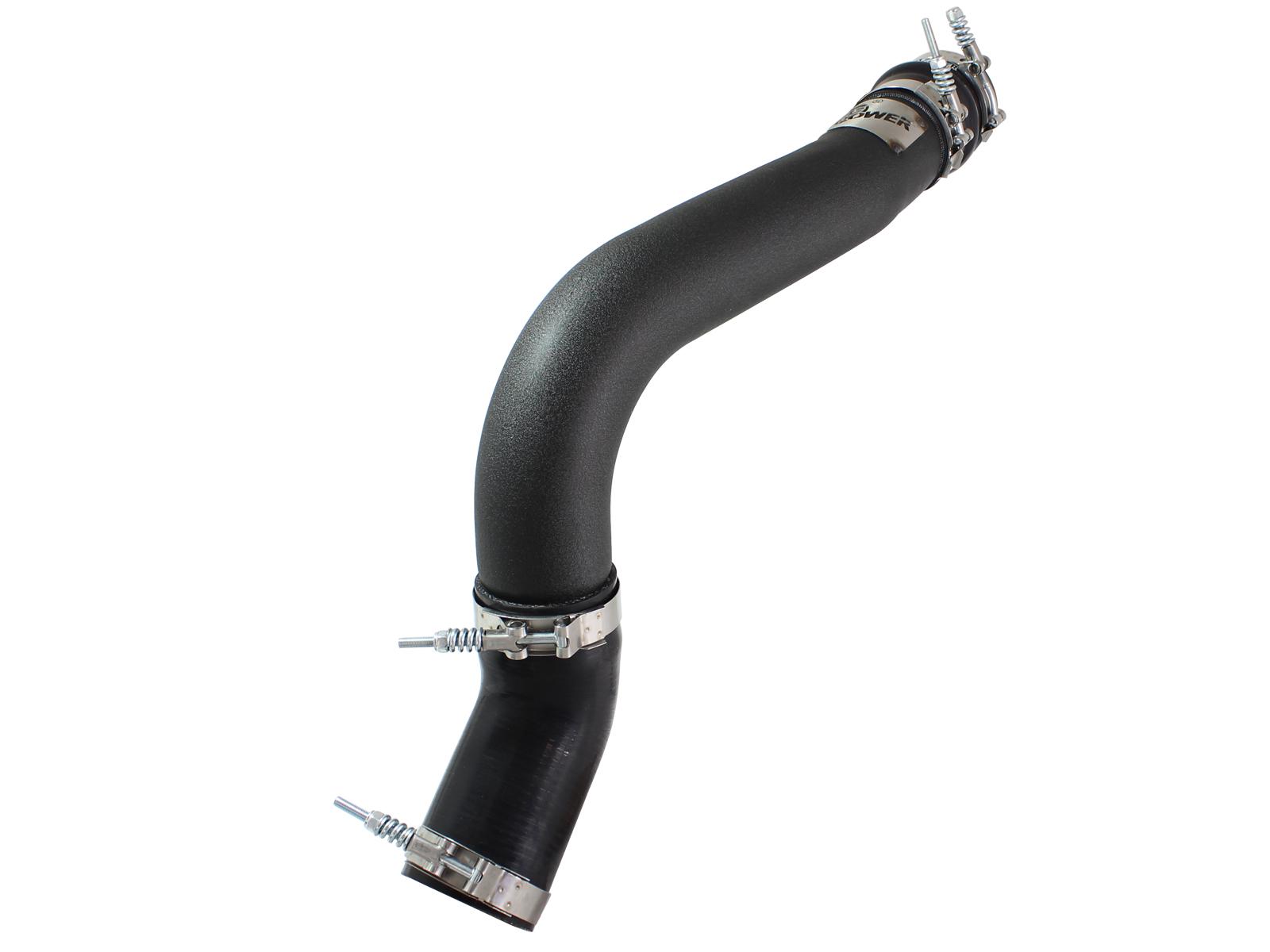 AFE BladeRunner 3 IN Aluminum Hot Charge Pipe Black (2013-2018 2500, 3500) - 46-20138-B