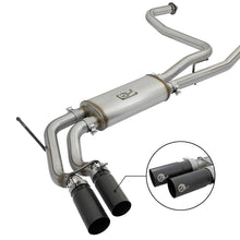 AFE Rebel Series 3 IN 409 Stainless Steel Cat-Back Exhaust System w/Black Tips (2004-2015 Titan, Titan, Titan, Titan, Titan) - 49-46124-B