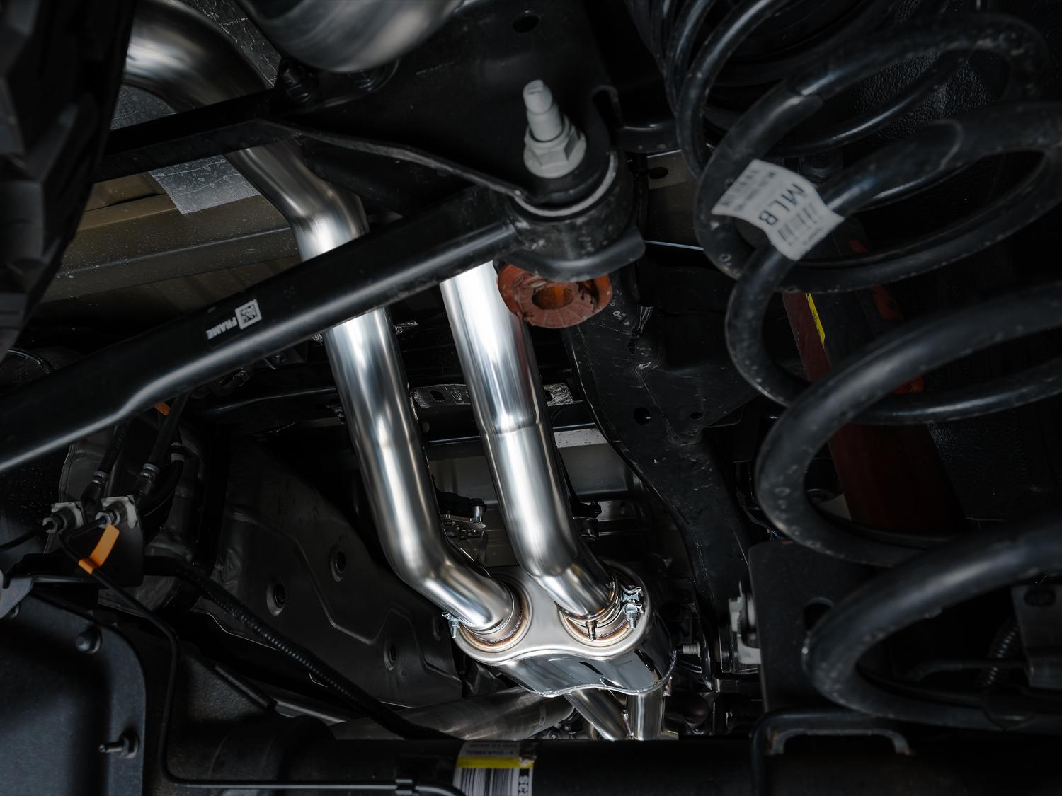 AWE SwitchPath Exhaust - Chrome Silver Tips (2021-2023 F-150 Raptor 3.5L) - 3025-32356