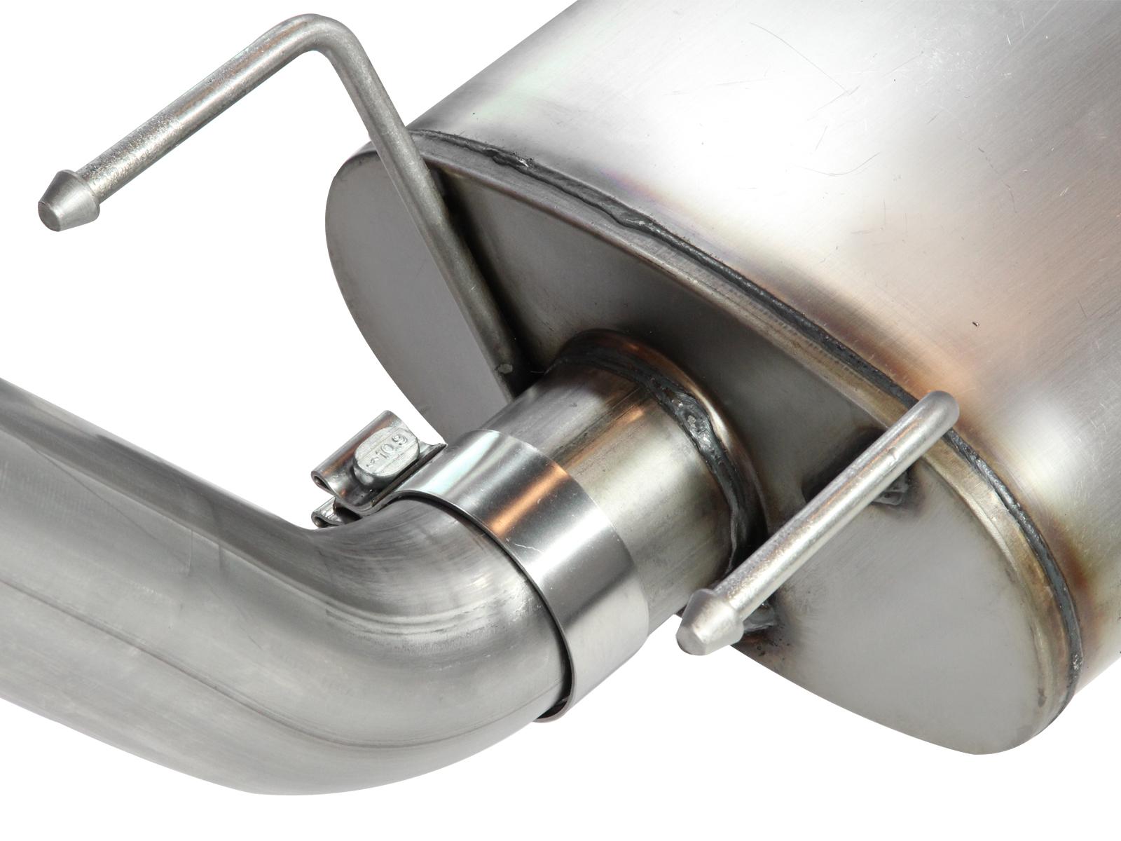 AFE MACH Force-Xp 3 IN 409 Stainless Steel Cat-Back Exhaust System w/Polished Tip (2013-2014 Tacoma, Tacoma, Tacoma) - 49-46022-P