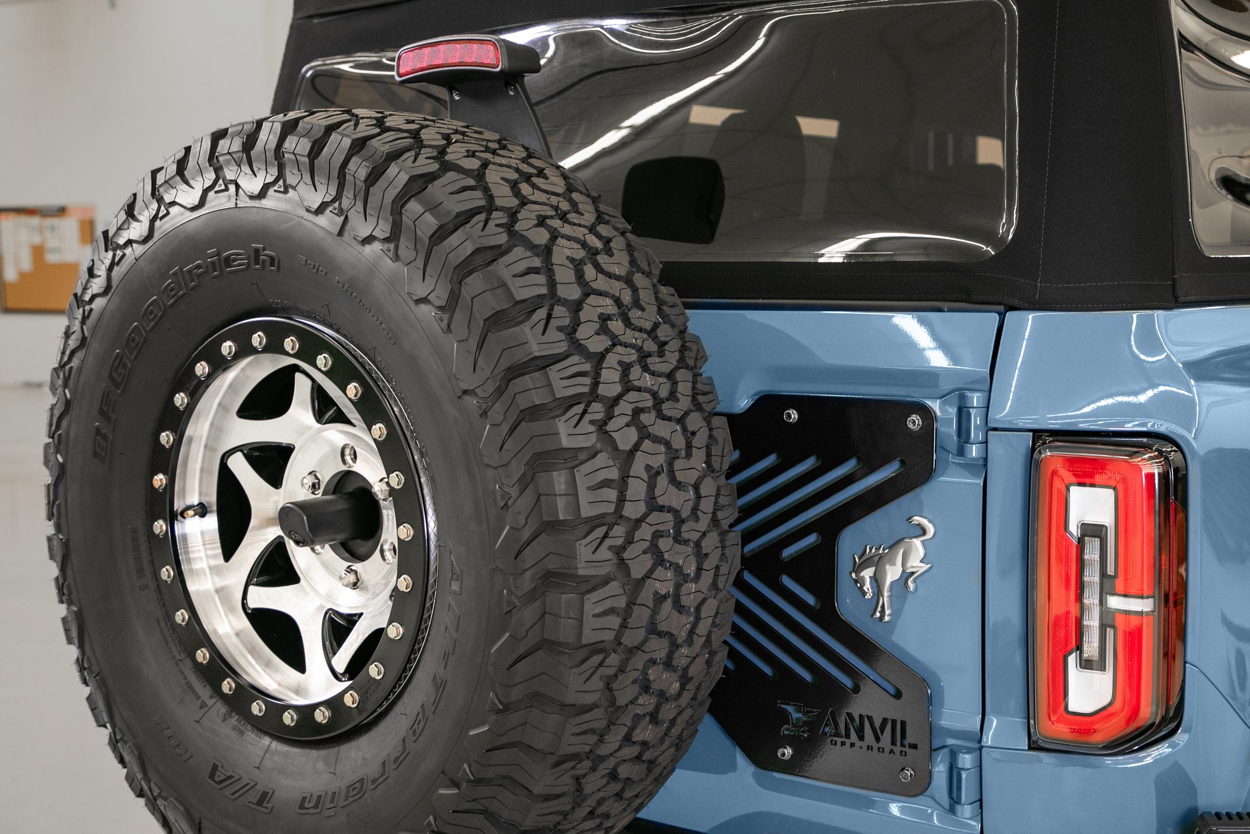 Anvil Spare Tire Relocation Kit (2021-2025 Bronco) - 628-31AOR