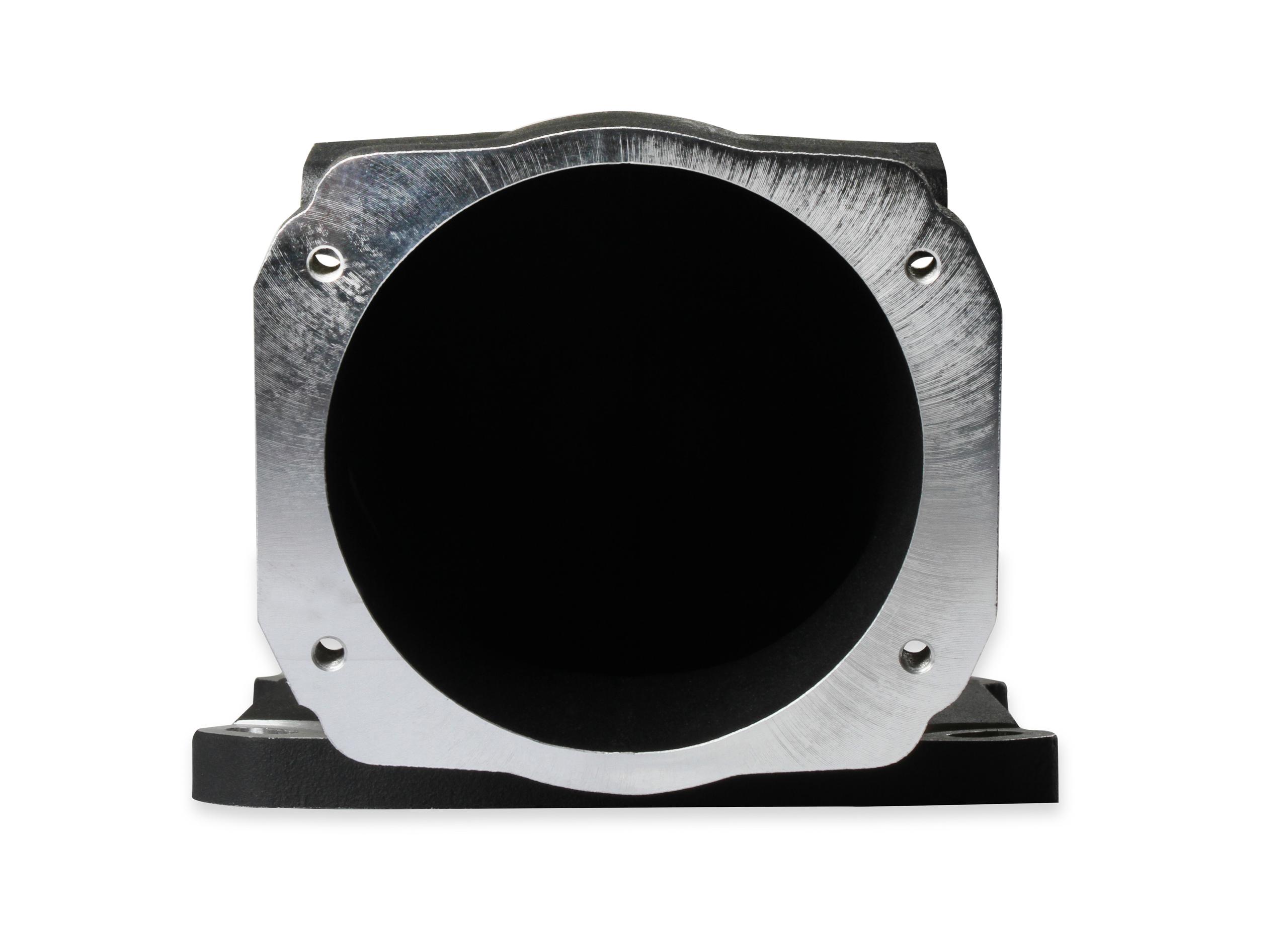 Holley Efi 300-240BK Intake Elbow, Gm Ls Throttle 4150, Black