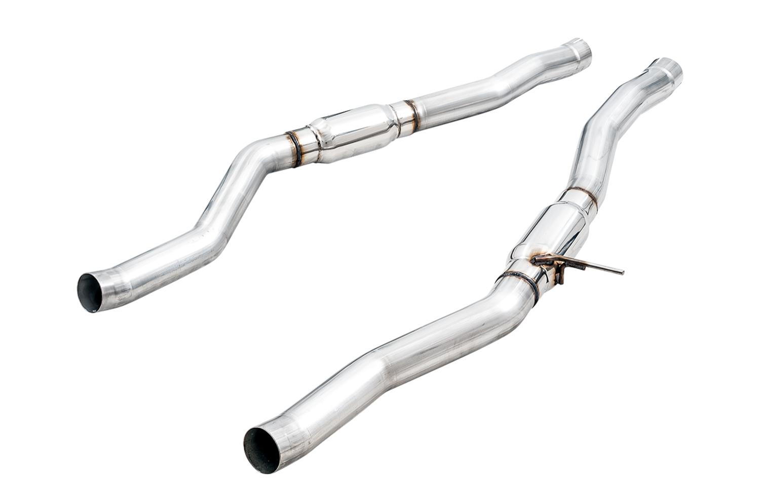 AWE Resonated Touring Edition for A90 Supra - 5" Chrome Tips - 3015-32118