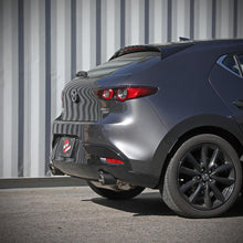 AFE Takeda 3 IN to 2-1/2 IN 304 Stainless Steel Axle-Back Exhaust Carbon Fiber Tip Mazda 3 19-22 L4-2.5L/2.5L (t) - 49-37023-C