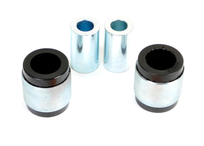 Whiteline Performance Rear Control Arm Lower Front Inner Bushing 04-14 Audi Whiteline (2004-2018 A3 Quattro, A3, Passat, Jetta, Golf, Rabbit, GTI, Eos, S3, TT Quattro, TT, R32, Tiguan, TTS Quattro, Passat CC, TT RS Quattro, Golf R, Vento, Q3, Q3 Quattro)
