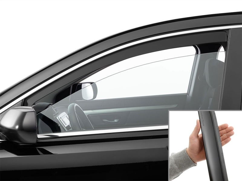 WeatherTech 17-22 Honda CR-V Front Front Side Window Deflectors - Matte Blk