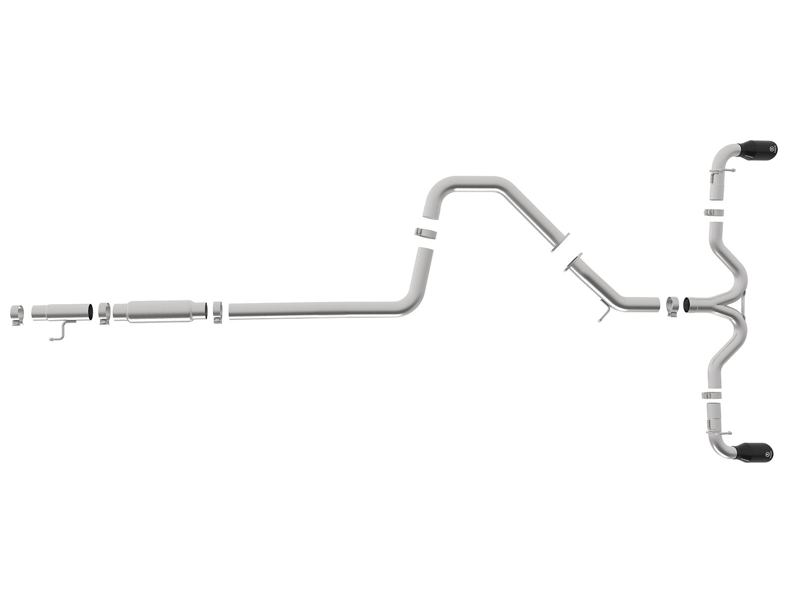 AFE Cat-Back Exhaust System (2018-2019 Hyundai Elantra L4-1.6L (t)) - 49-37003-1B