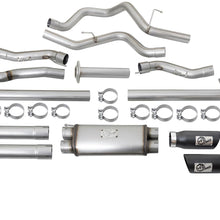 AFE MACH Force-Xp 3 IN 409 Stainless Steel Cat-Back Exhaust System w/Black Tip (2017-2020 F-150) - 49-43045-B