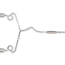 AFE Takeda 3 IN to 2-1/4 IN 304 Stainless Steel Cat-Back Exhaust w/ Polished Tip (2015-2021 WRX , WRX STI) - 49-36810-P