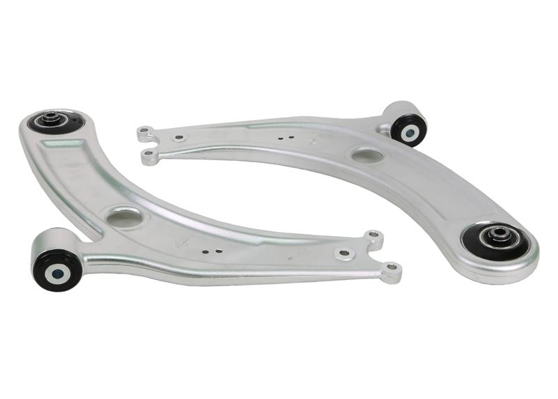 Whiteline Performance Front Control Arm Fits Volkswagen Golf 15-20 Complete Pair Of Alloy Arms Adds +2.5 To 3.0 Deg Positive Caster And -0.25Deg Camber Whiteline (2012-2020 Leon, A3 Quattro, S3, A3, GTI, Golf, Golf SportWagen, TTS Quattro, Golf R, TT Quat