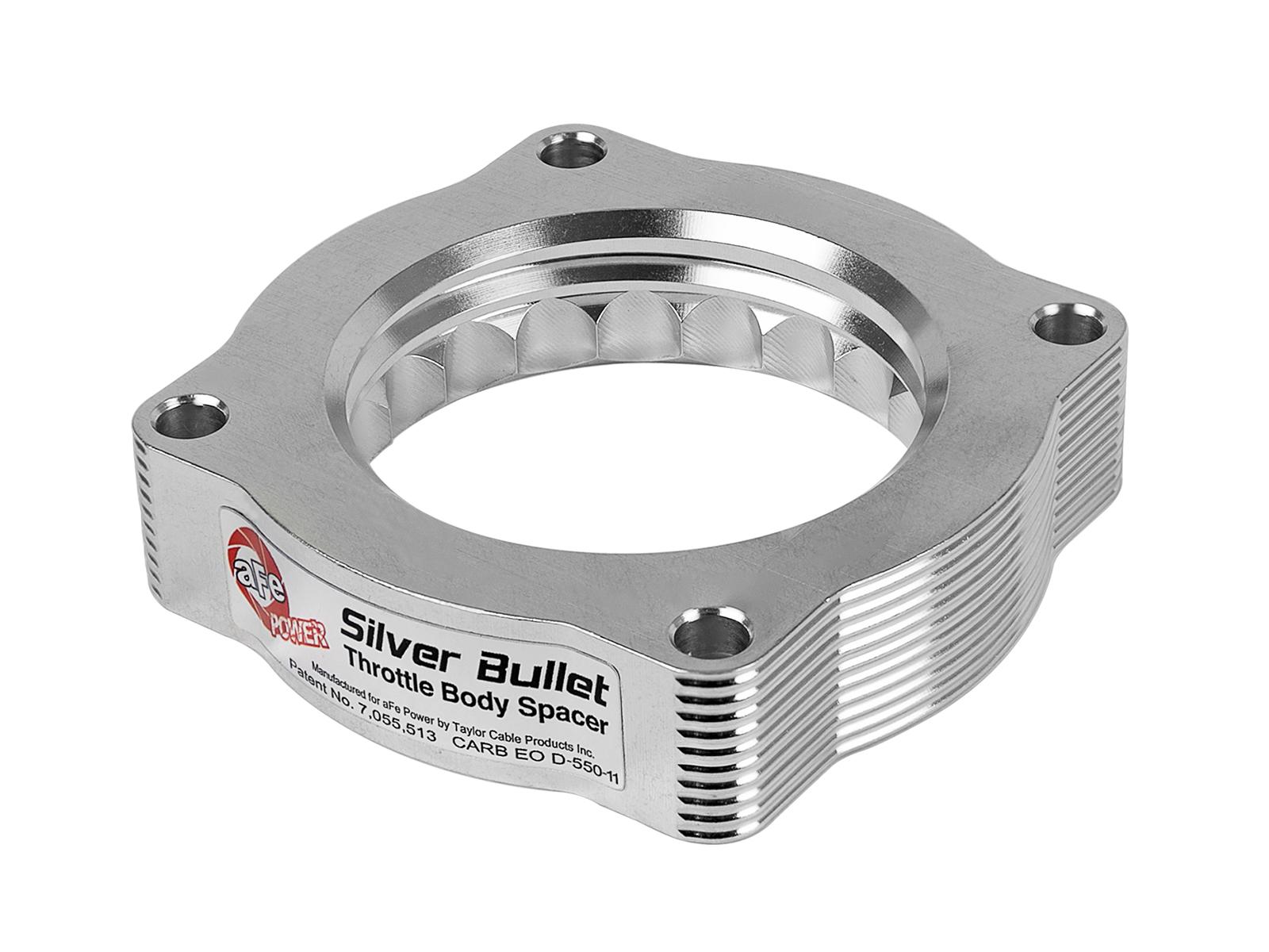 AFE Silver Bullet Throttle Body Spacer Kit (2002-2009 745i, 745Li, X5, X5, 545i, 645Ci, 645Ci, 550i, 650i, 650i) - 46-31001