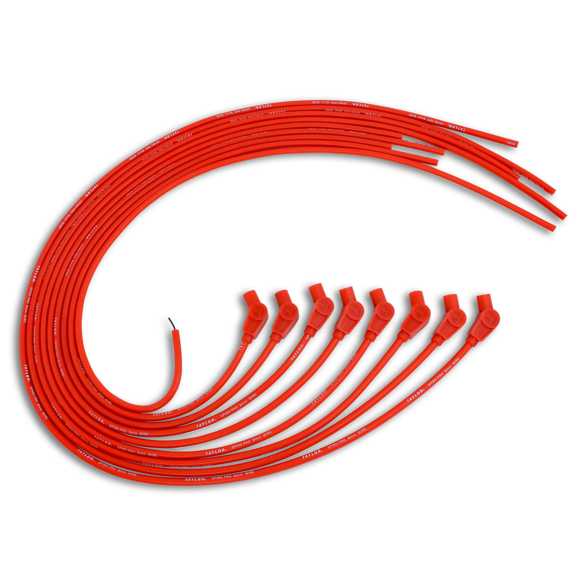TAYLOR CABLE 8mm Spiro-Pro univ 8 cyl 135 red - 73253