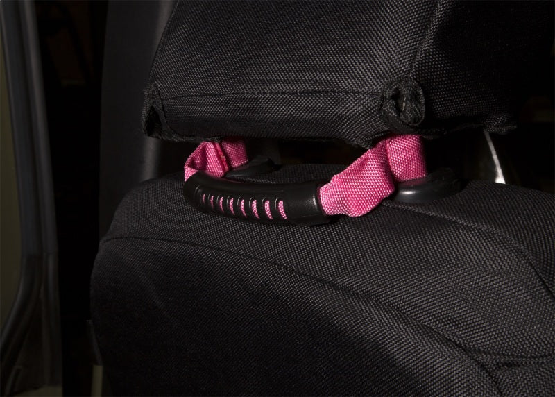 Rugged Ridge Grab Handle A-Pillar Mounted Pink; 07-18 Jeep Wrangler Jk - 13305.16
