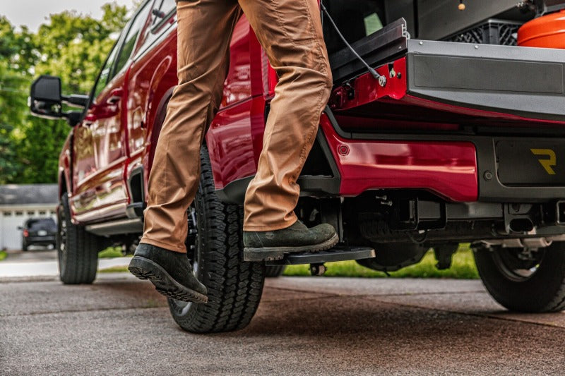 AMP Research Amp Research Bedstep Flip Down Bumper Step 23-25 Ford F-250/350 (2023-2025 F-250 Super Duty, F-350 Super Duty) - 75330-01A