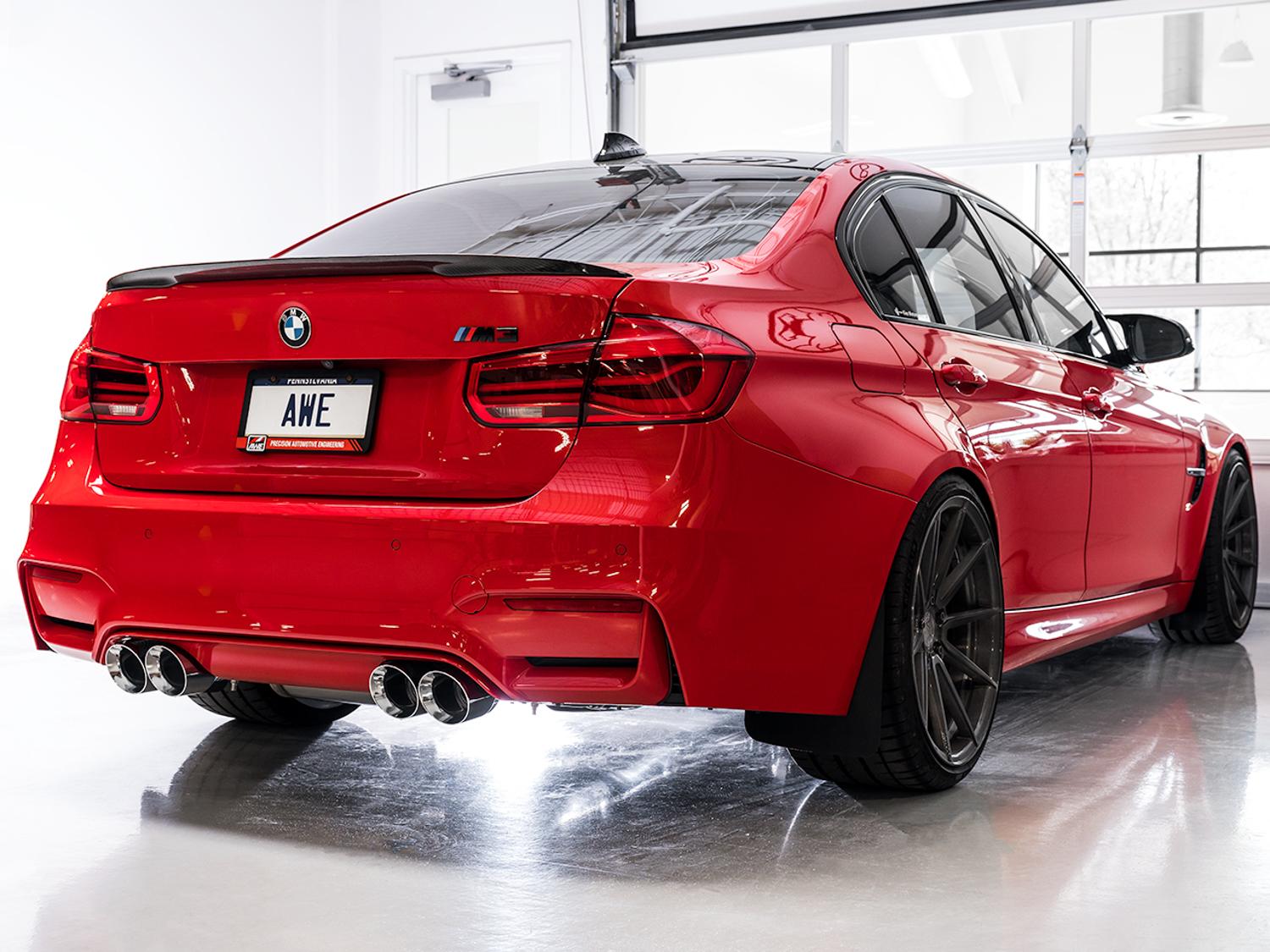 AWE SwitchPath™ Catback Exhaust for BMW F8X M3/M4 - Diamond Black - 3025-43074
