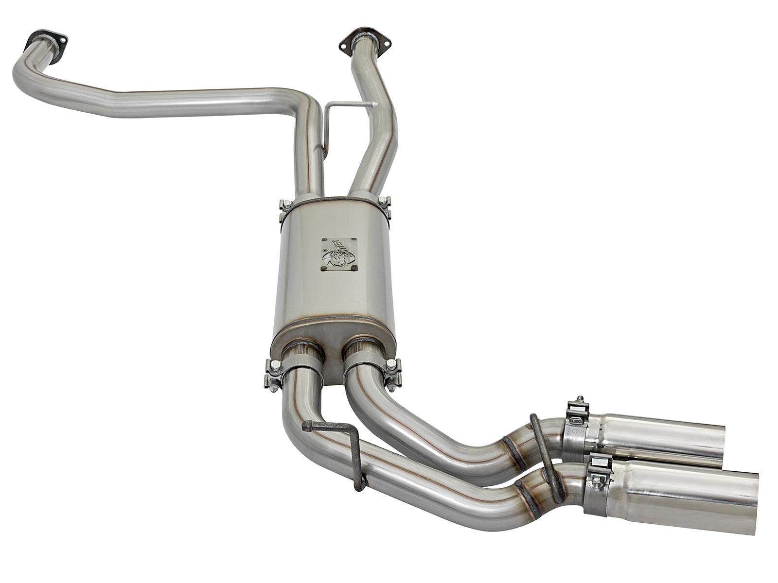 AFE Cat-Back Exhaust System (2016-2019 Nissan Titan V8-5.6L) - 49-46126-P