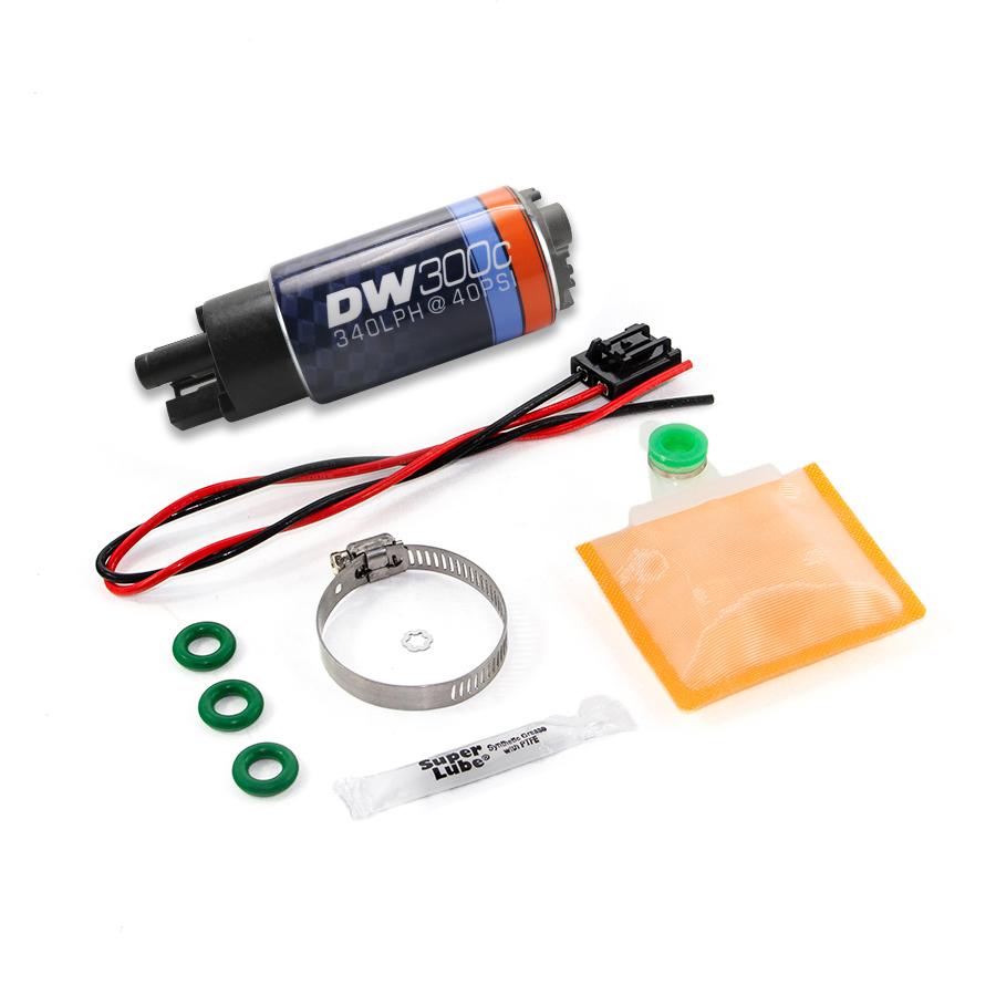 DeatschWerks 340lph compact fuel pump w/ 1017 install kit (2009-2010 Focus) - 9-307-1017