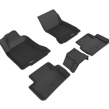 3D MAXpider 2017-2019 Infiniti QX30 Kagu 1st & 2nd Row Floormats - Black