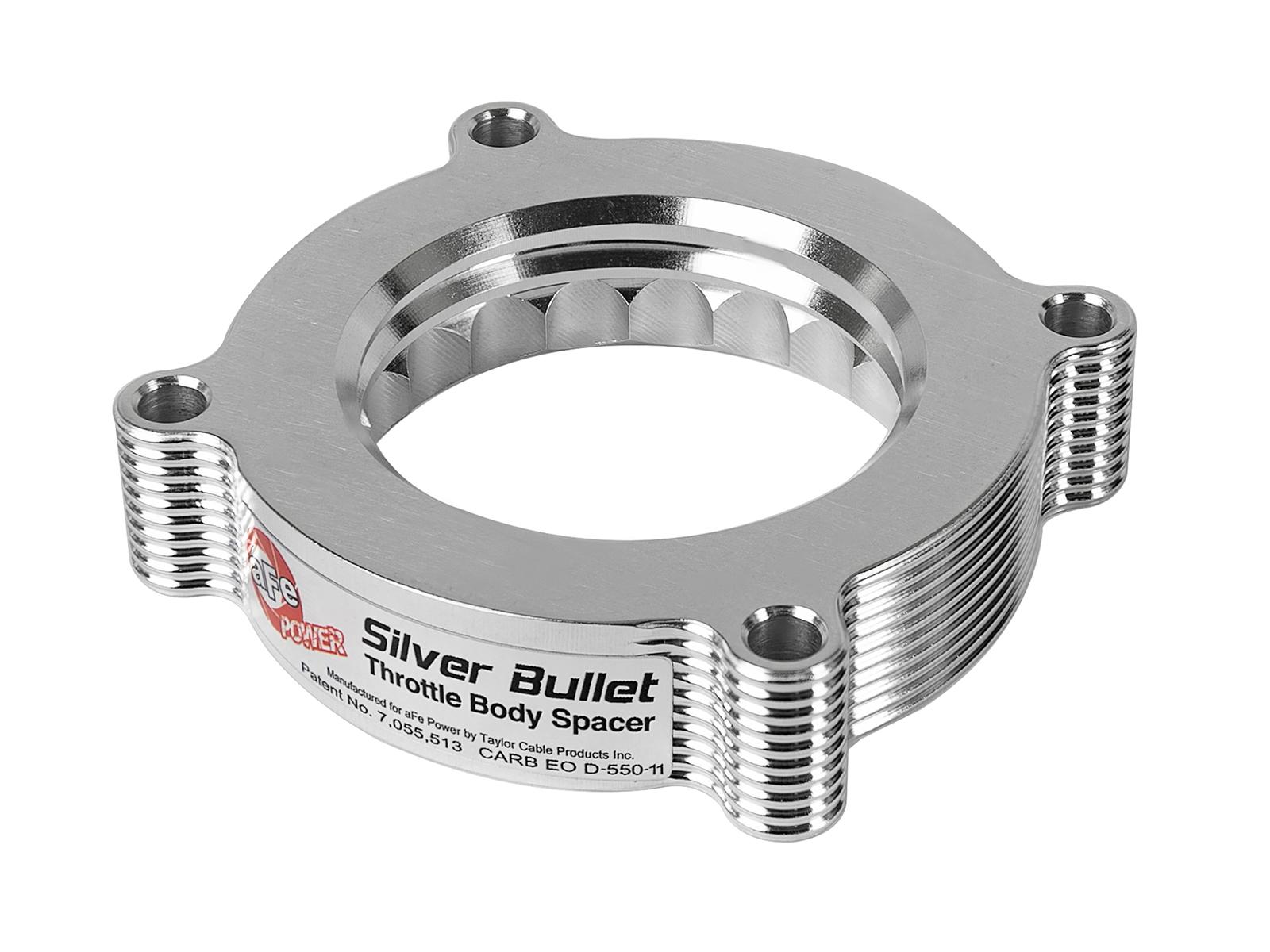 AFE Silver Bullet Throttle Body Spacer Kit (2010-2016 F-150, F-150, F-250 Super Duty, F-350 Super Duty) - 46-33011