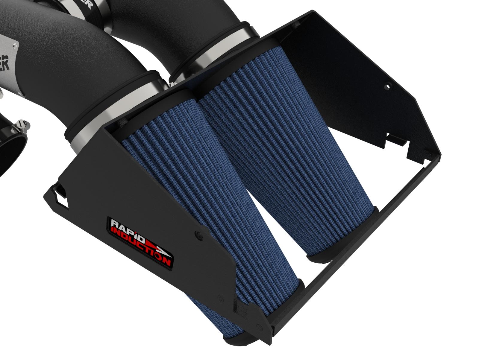 aFe Rapid Induction Cold Air Intake System - Pro 5R Filter (2021-2022 Ford F-150 Raptor V6-3.5L (tt)) - 52-10015R