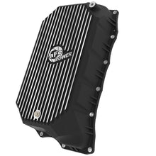 AFE Pro Series Transmission Pan Black w/ Machined Fins (2020-2025 Chevrolet, GMC Fitments) - 46-71380B