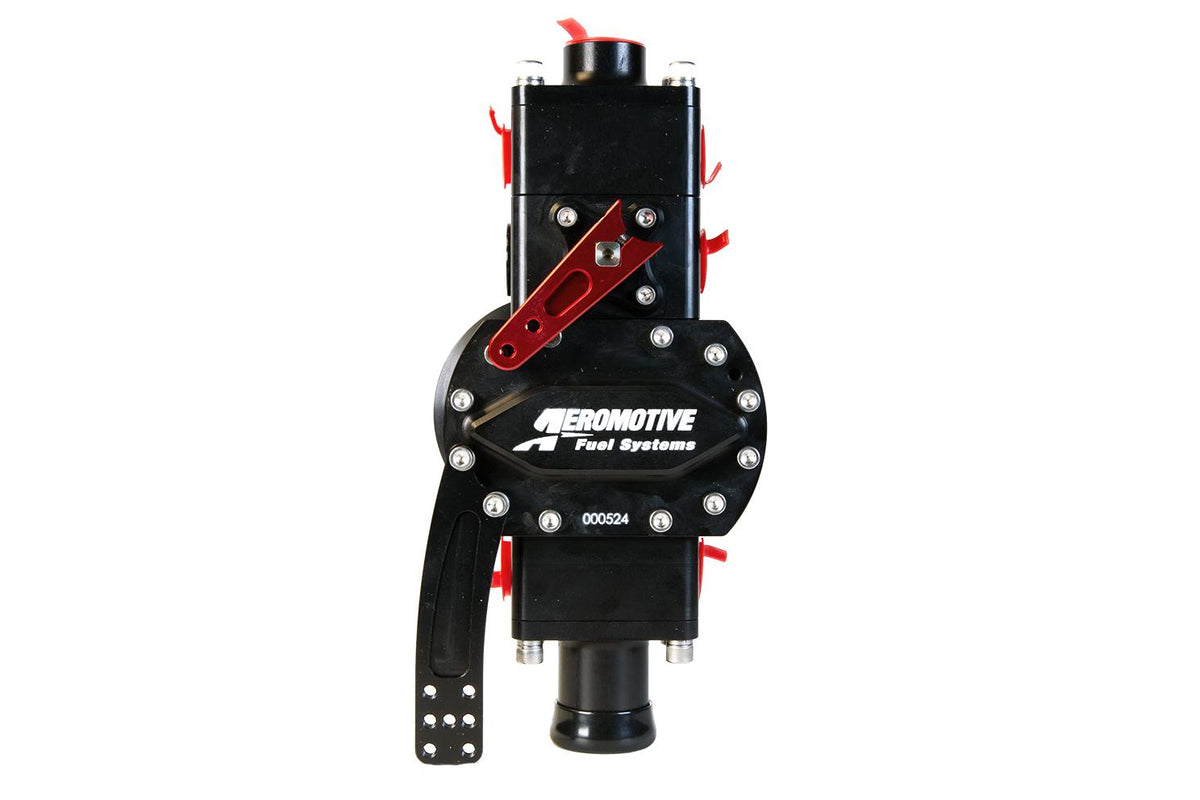 Aeromotive  System, Pump, 16.5 GPM, Shut Off Valve, 2x AN-08 Blocks, 1-1/4" Inlet, AN-10 Outlet, .775 Gear Set  - 17134