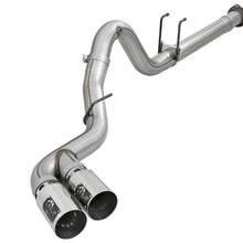 AFE Rebel XD 4 IN 409 Stainless Steel DPF-Back Exhaust System w/Polished Tip (2017-2021 F-250 Super Duty, F-350 Super Duty) - 49-43102-P