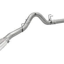 AFE Large Bore-HD 5 IN 409 Stainless Steel DPF-Back Exhaust System w/Polished Tip - 49-43064-P